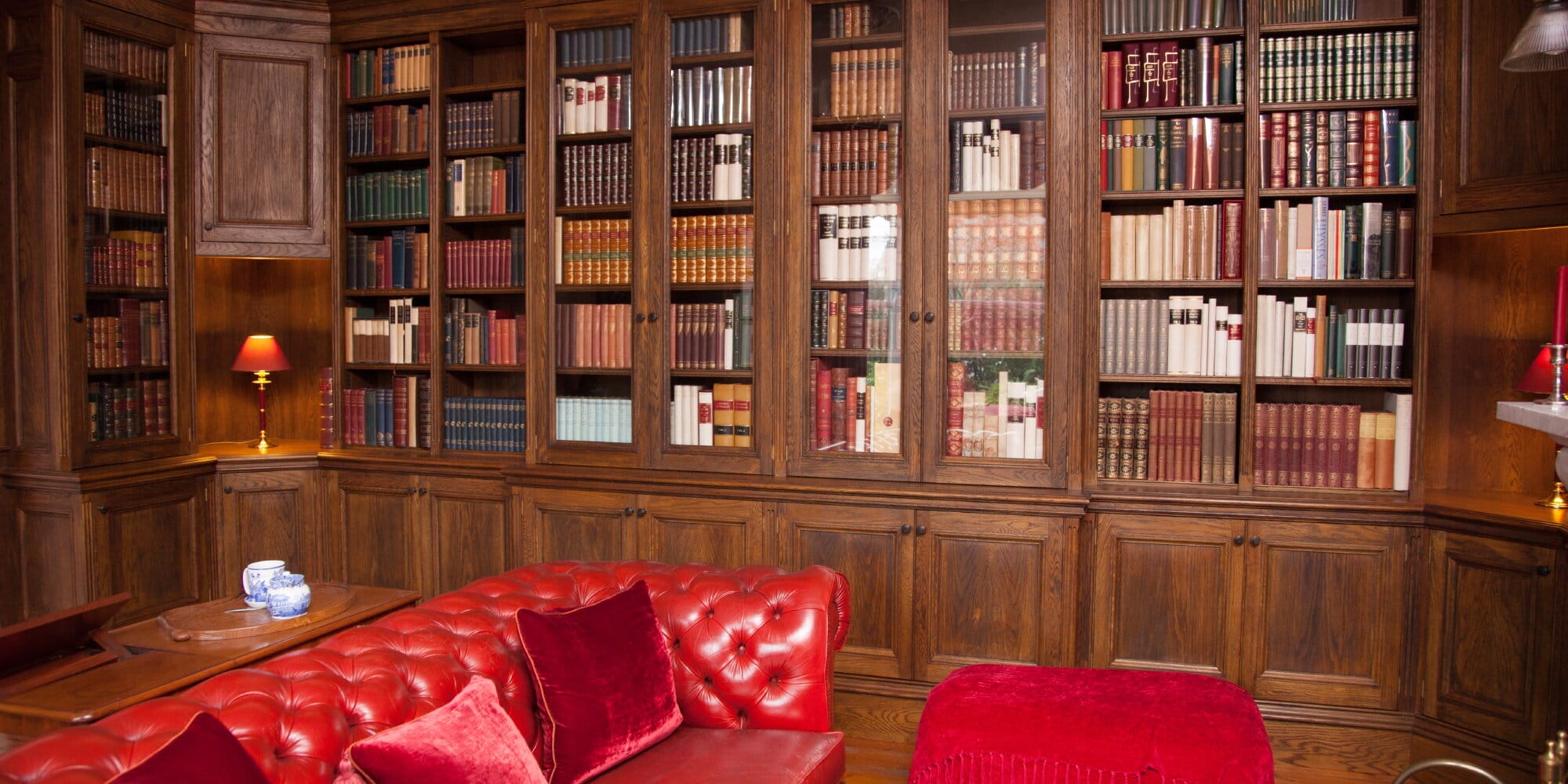 Panelled library - designed and fitted by Dougal Black Carpentry