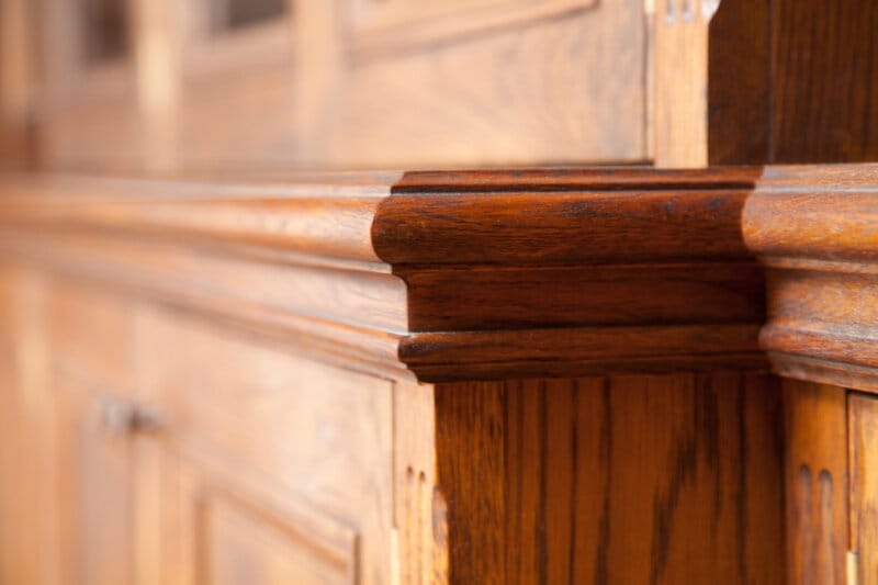 Panelled fitted library - Dougal Black Carpentry